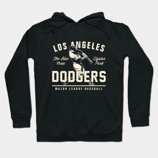 Los Angeles Dodgers 3 by Buck Tee Hoodie by Buck Tee